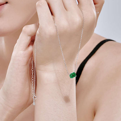 [Amore]Luxurious Square Shape Colorful Necalack