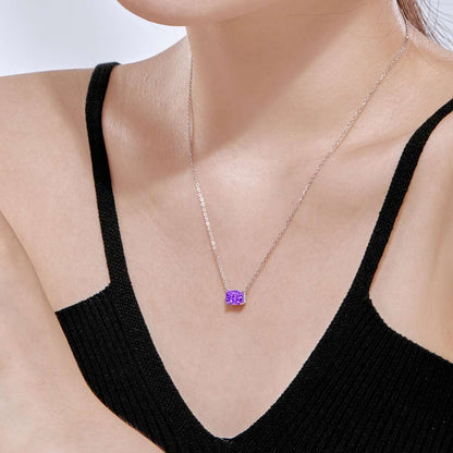 [Amore]Luxurious Square Shape Colorful Necalack