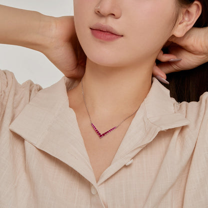 [Amore]Ornate Round Cut Necklace