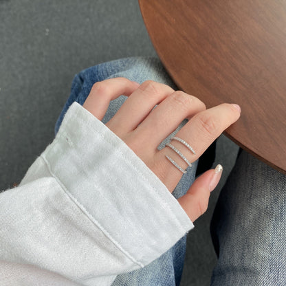 [Amore]Unique Vibrant Entangle Daily Ring