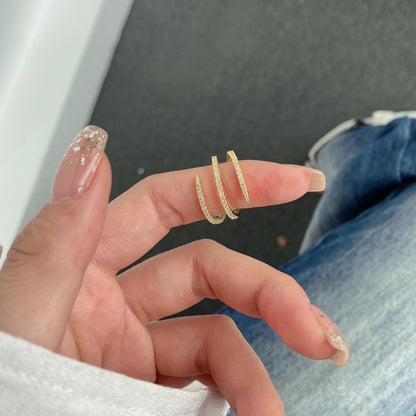[Amore]Unique Vibrant Entangle Daily Ring