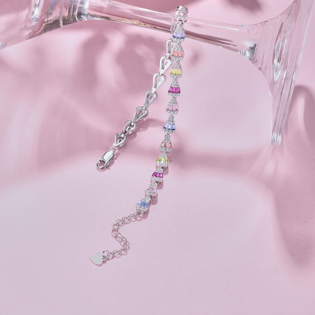 [Amore]Radiant Water Drop Shape Daily Bracelet