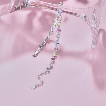 [Amore]Radiant Water Drop Shape Daily Bracelet