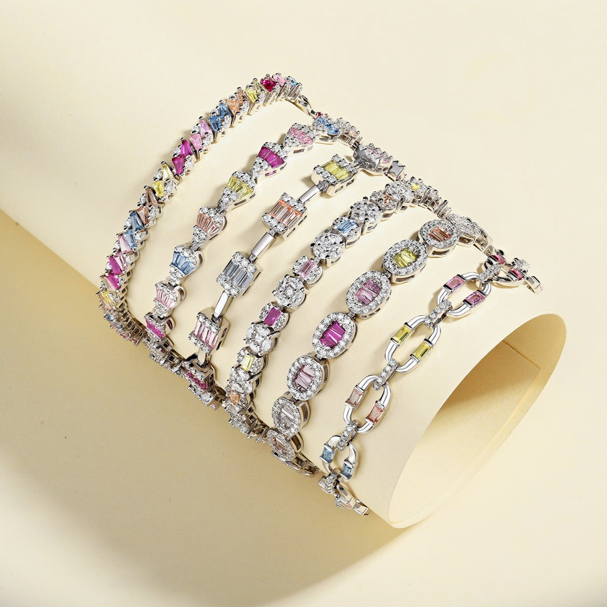 [Amore]Radiant Water Drop Shape Daily Bracelet