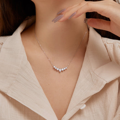 [Amore]Dainty Colorful Heart Necklace