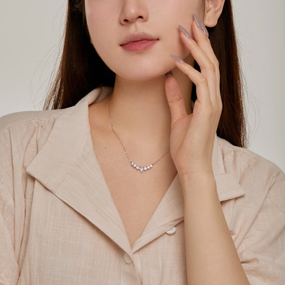 [Amore]Dainty Colorful Heart Necklace