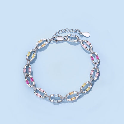 [Amore]Dazzling Colorful Daily Bracelet