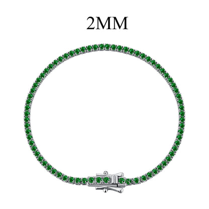 [Amore]Radiant Colorful Round Cut Party Bracelet