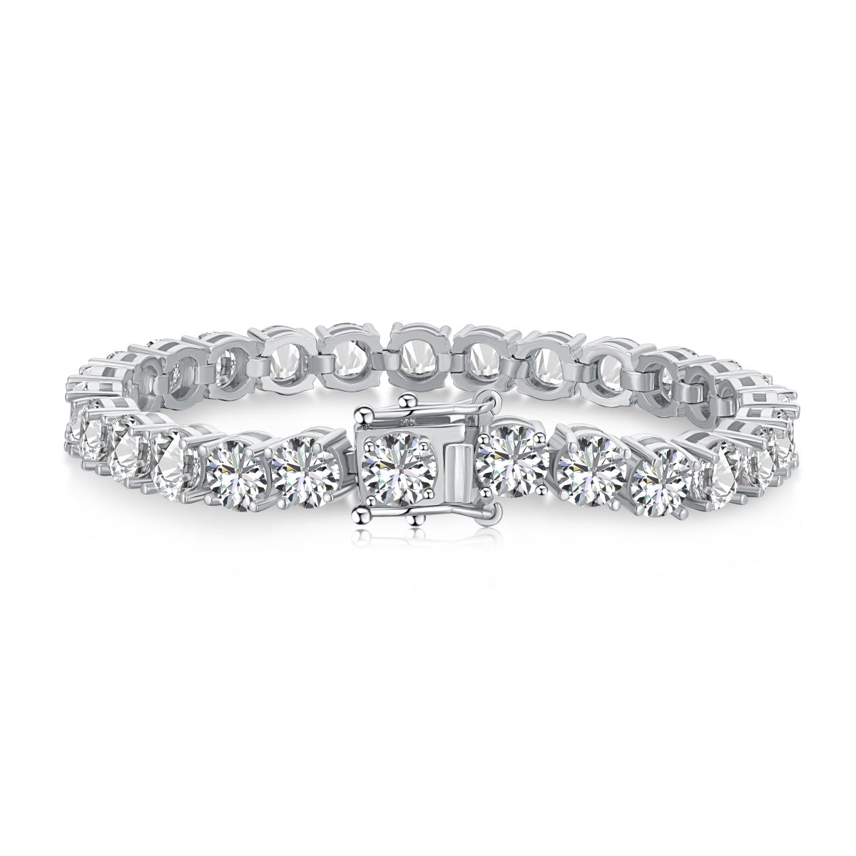 [Amore]0.75 Carat Dazzling Round Cut Wedding Bracelet