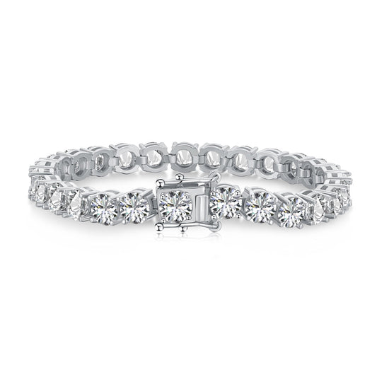 [Amore]0.75 Carat Dazzling Round Cut Wedding Bracelet