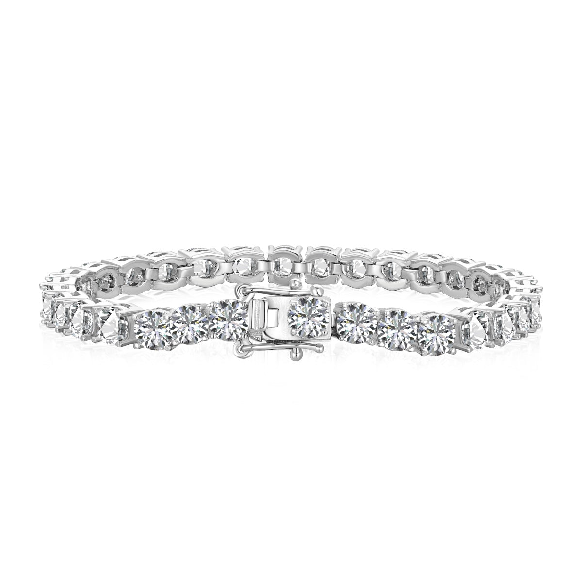 [Amore]Ornate Sparkling Round Cut Wedding Bracelet