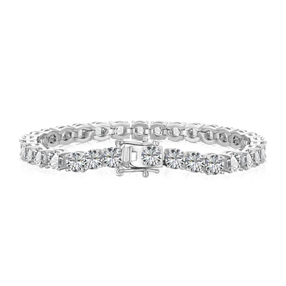 [Amore]Ornate Sparkling Round Cut Wedding Bracelet