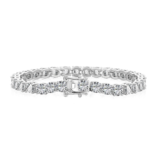 [Amore]Ornate Sparkling Round Cut Wedding Bracelet