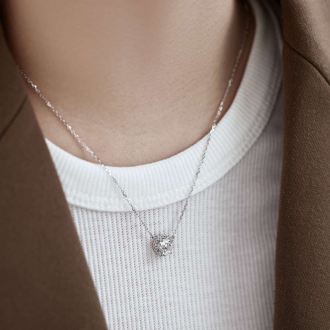 [Amore]Luxurious Round Cut Necklace