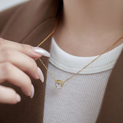 [Amore]Luxurious Round Cut Necklace
