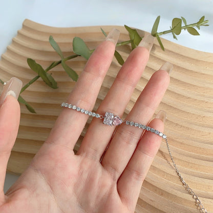 [Amore]Dazzling Unique Multi Shape Lover Bracelet