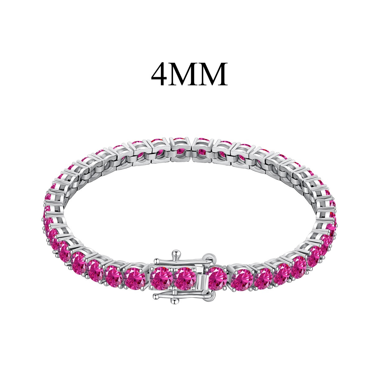 [Amore]Radiant Colorful Round Cut Party Bracelet