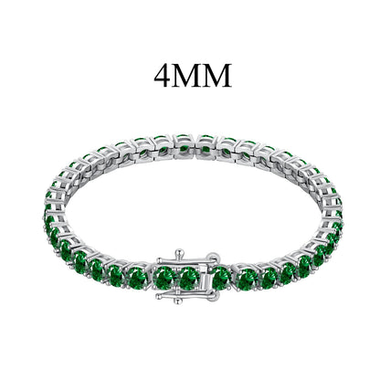 [Amore]Radiant Colorful Round Cut Party Bracelet
