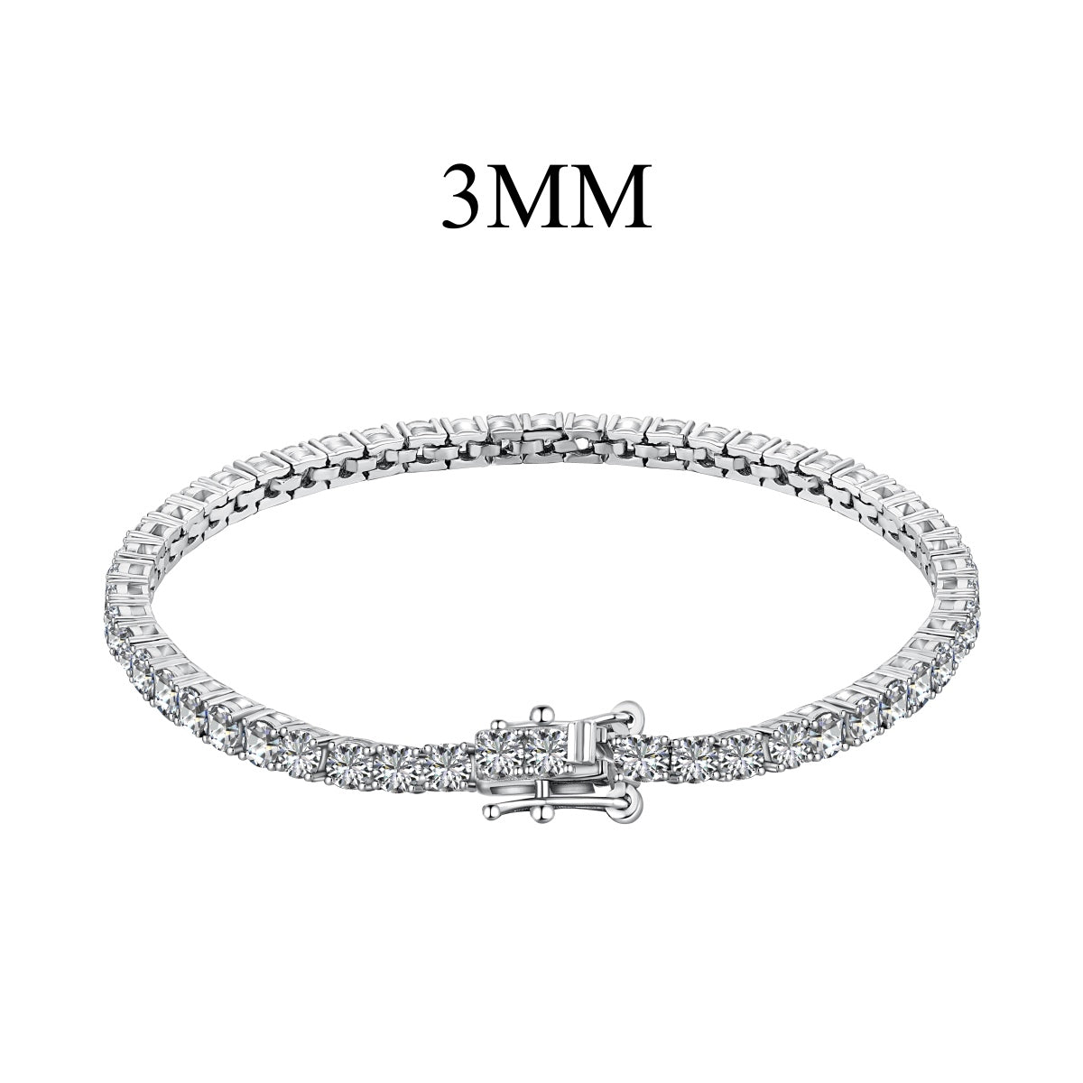 [Amore]Radiant Colorful Round Cut Party Bracelet