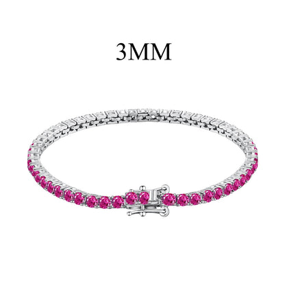 [Amore]Radiant Colorful Round Cut Party Bracelet