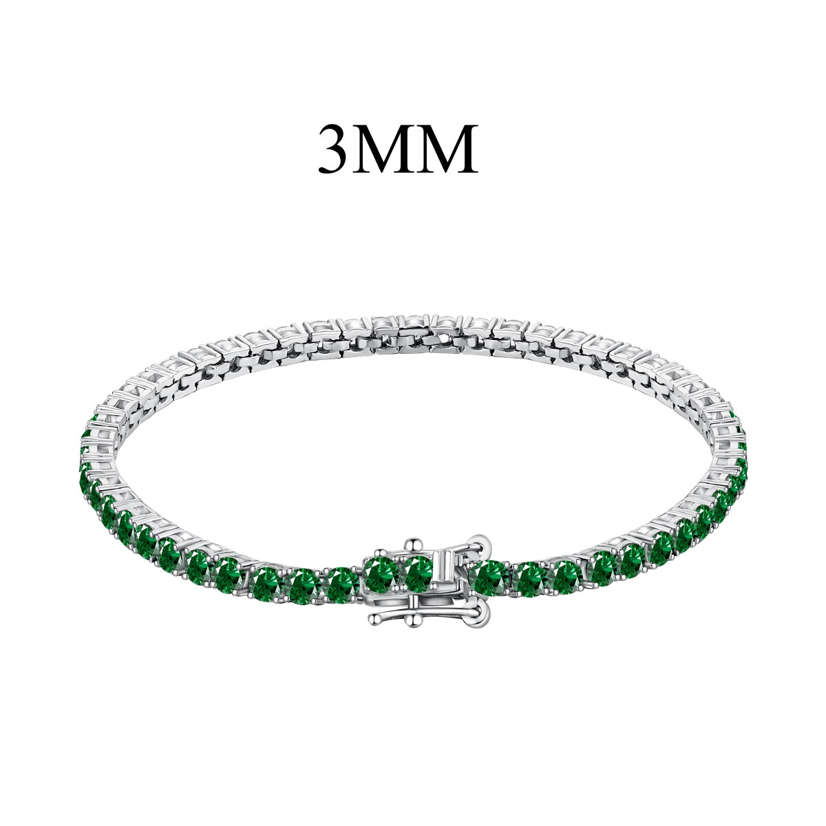 [Amore]Radiant Colorful Round Cut Party Bracelet