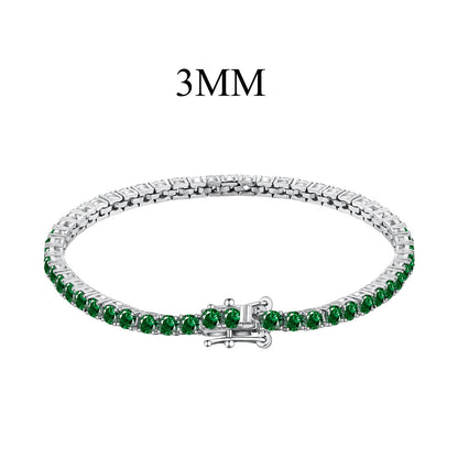 [Amore]Radiant Colorful Round Cut Party Bracelet