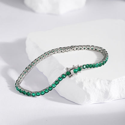 [Amore]Radiant Colorful Round Cut Party Bracelet