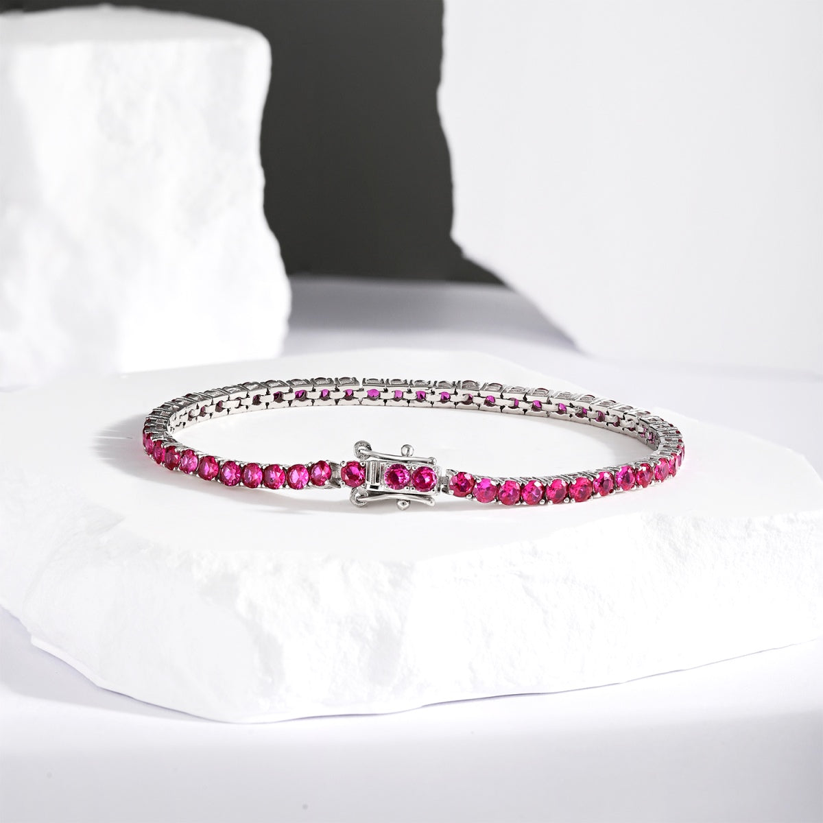 [Amore]Radiant Colorful Round Cut Party Bracelet