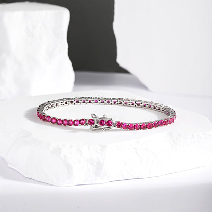 [Amore]Radiant Colorful Round Cut Party Bracelet