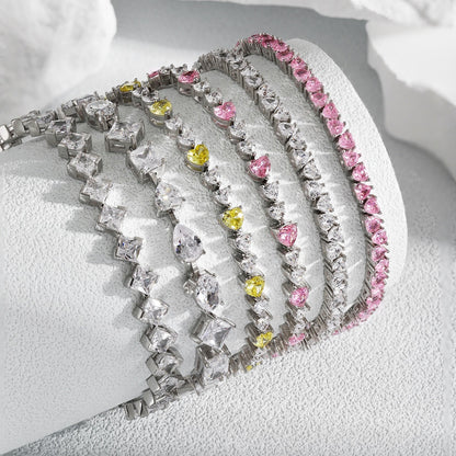 [Amore]Unique Exquisite Multi Cut Daily Bracelet