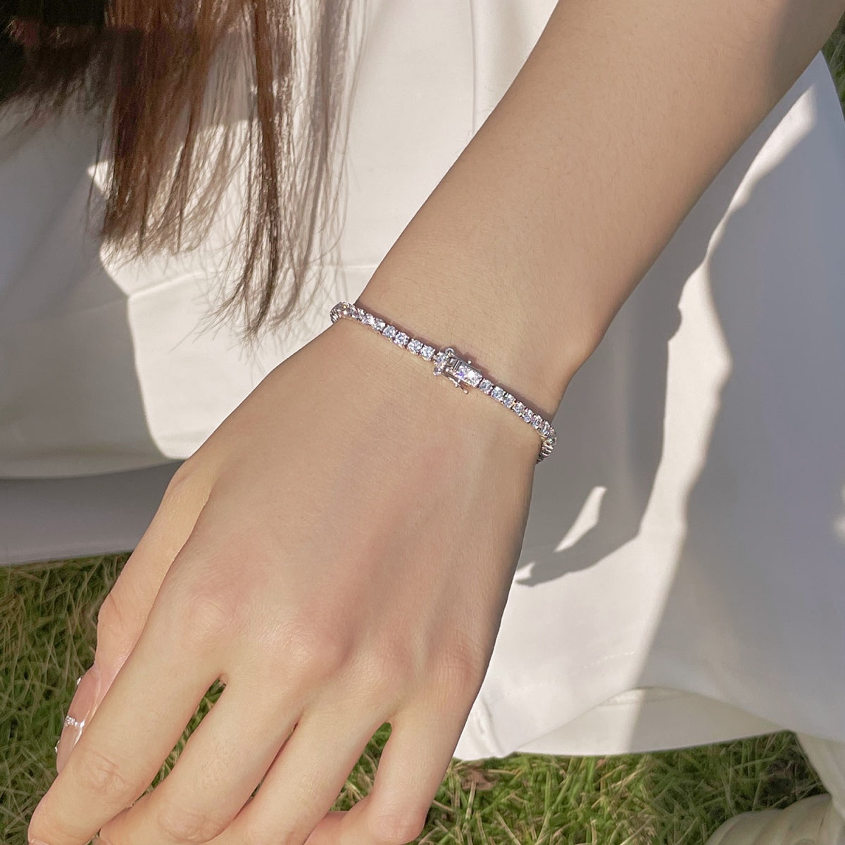 [Amore]Radiant Colorful Round Cut Party Bracelet