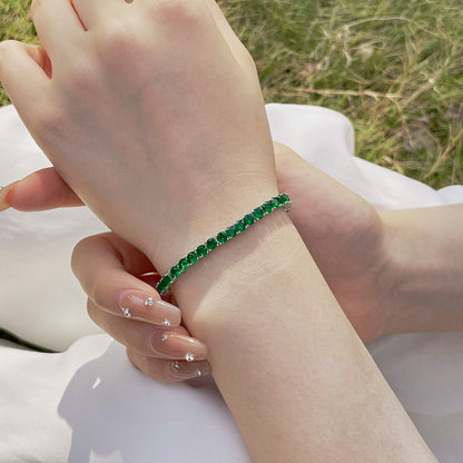 [Amore]Radiant Colorful Round Cut Party Bracelet