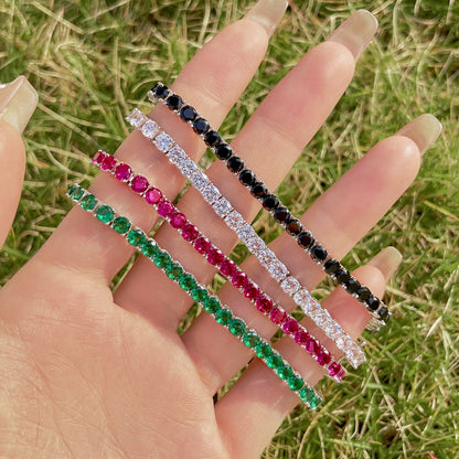 [Amore]Radiant Colorful Round Cut Party Bracelet