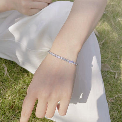 [Amore]Radiant Colorful Round Cut Party Bracelet