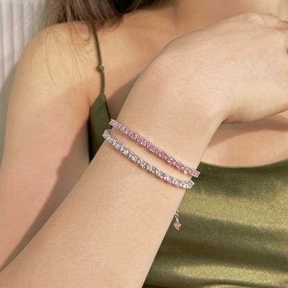 [Amore]Dazzling Romantic Heart Shape Lover Bracelet