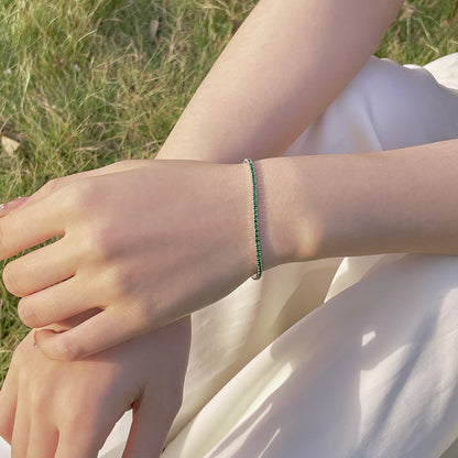 [Amore]Radiant Colorful Round Cut Party Bracelet