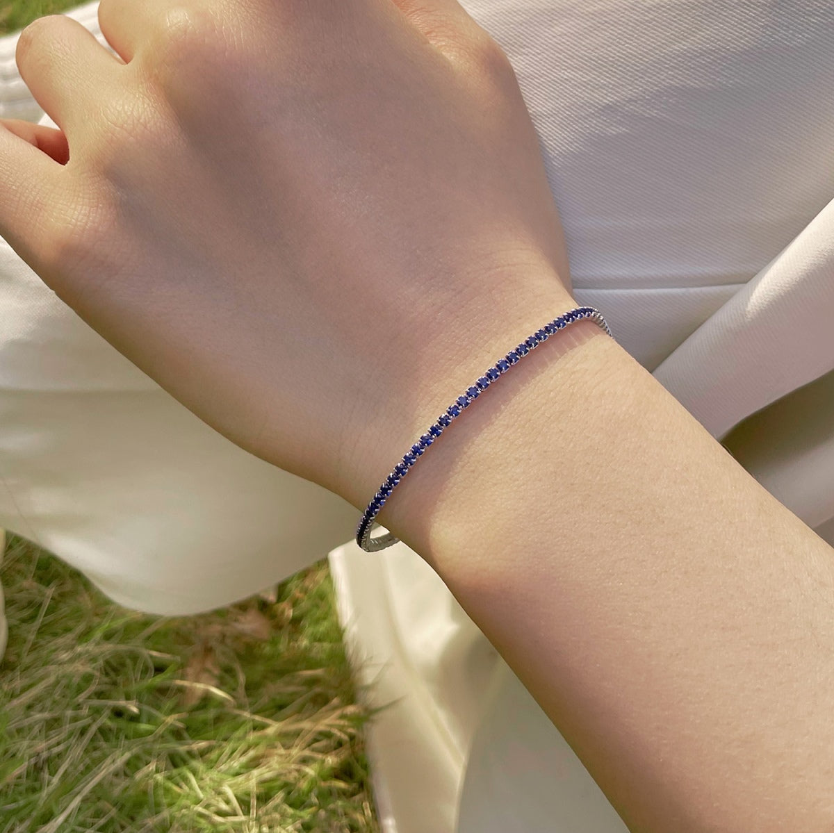 [Amore]Radiant Colorful Round Cut Party Bracelet