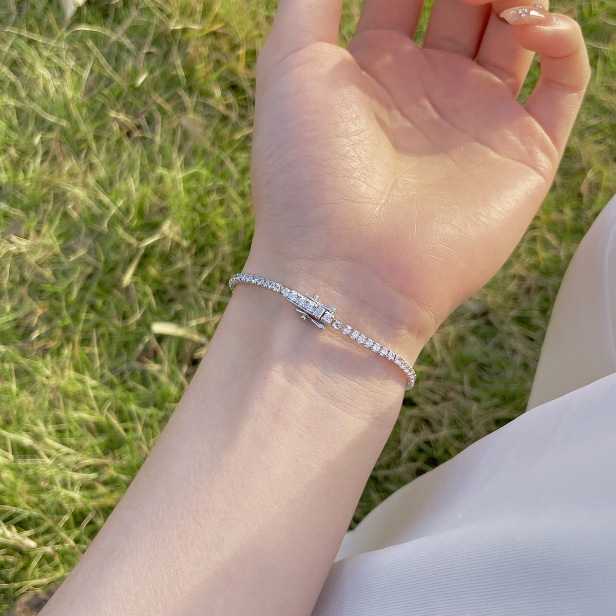 [Amore]Radiant Colorful Round Cut Party Bracelet