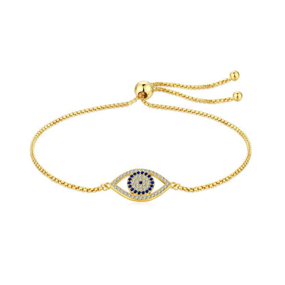 [Amore]Dazzling Eye Shape Necklace