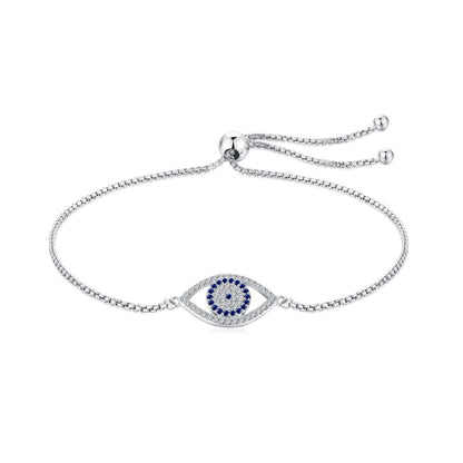 [Amore]Dazzling Eye Shape Necklace