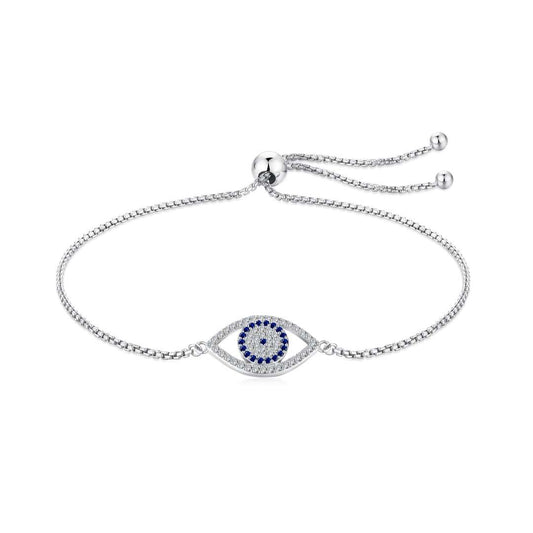 [Amore]Dazzling Eye Shape Necklace