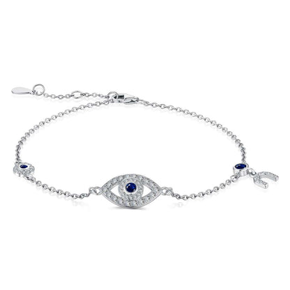 [Amore]Dainty Eye Shape Necklace