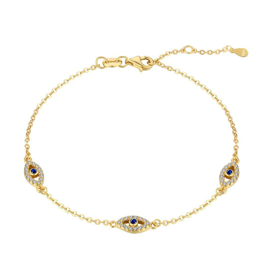 [Amore]Evil Eye Shape Pendent Necklace