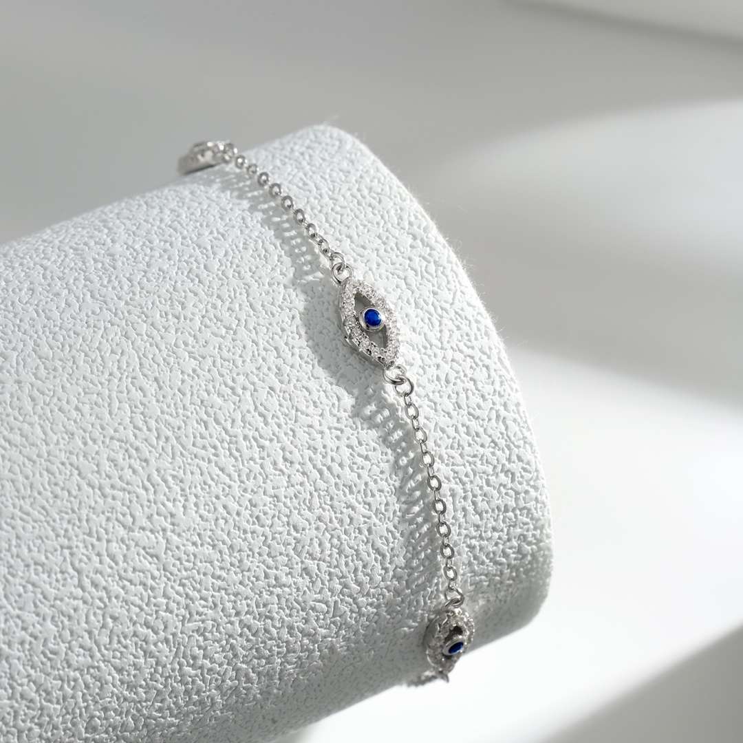 [Amore]Evil Eye Shape Pendent Necklace