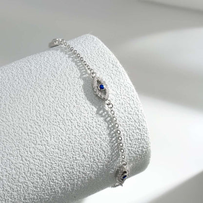 [Amore]Evil Eye Shape Pendent Necklace