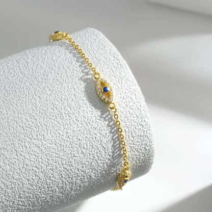 [Amore]Evil Eye Shape Pendent Necklace