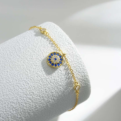[Amore]Devil's Eye Round Shape Bracelet