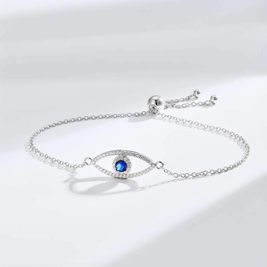 [Amore]Devil's Eye Hollow Design Bracelet