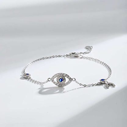 [Amore]Dainty Eye Shape Necklace