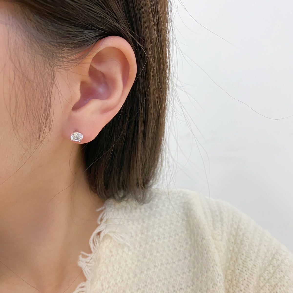 [Amore]Unique Round Shape Earrings